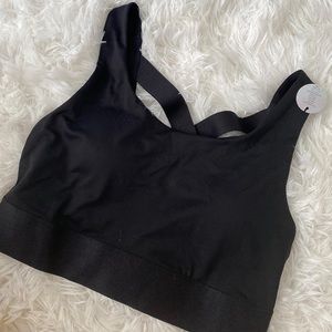 Black Criss Cross Sports Bra